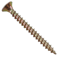 Countersunk Wood Screws 4.0 x 40mm Serrated Edge Prevent Splitting PZ2