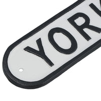 Yorkshire Cast Iron Sign Plaque Wall Door Fence Gate Post House Garden Yard