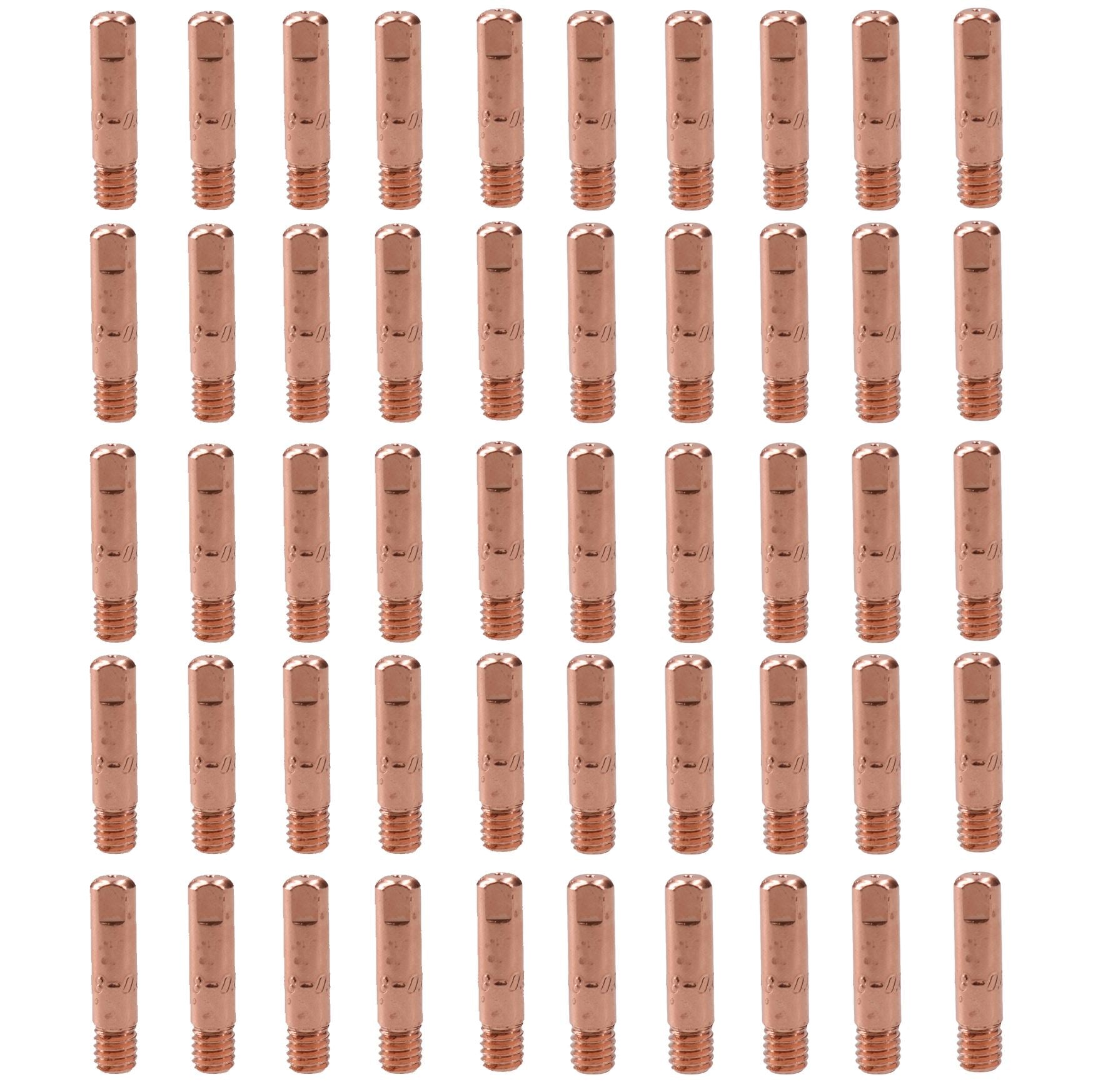 0.8mm Mig Welding Welder Round Contact Tips for MB15 Euro Torches 50pk