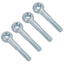 M5 35mm Eye Bolt Single Bolt Zinc Plated Threaded Rings DIN444 Catenary Wire