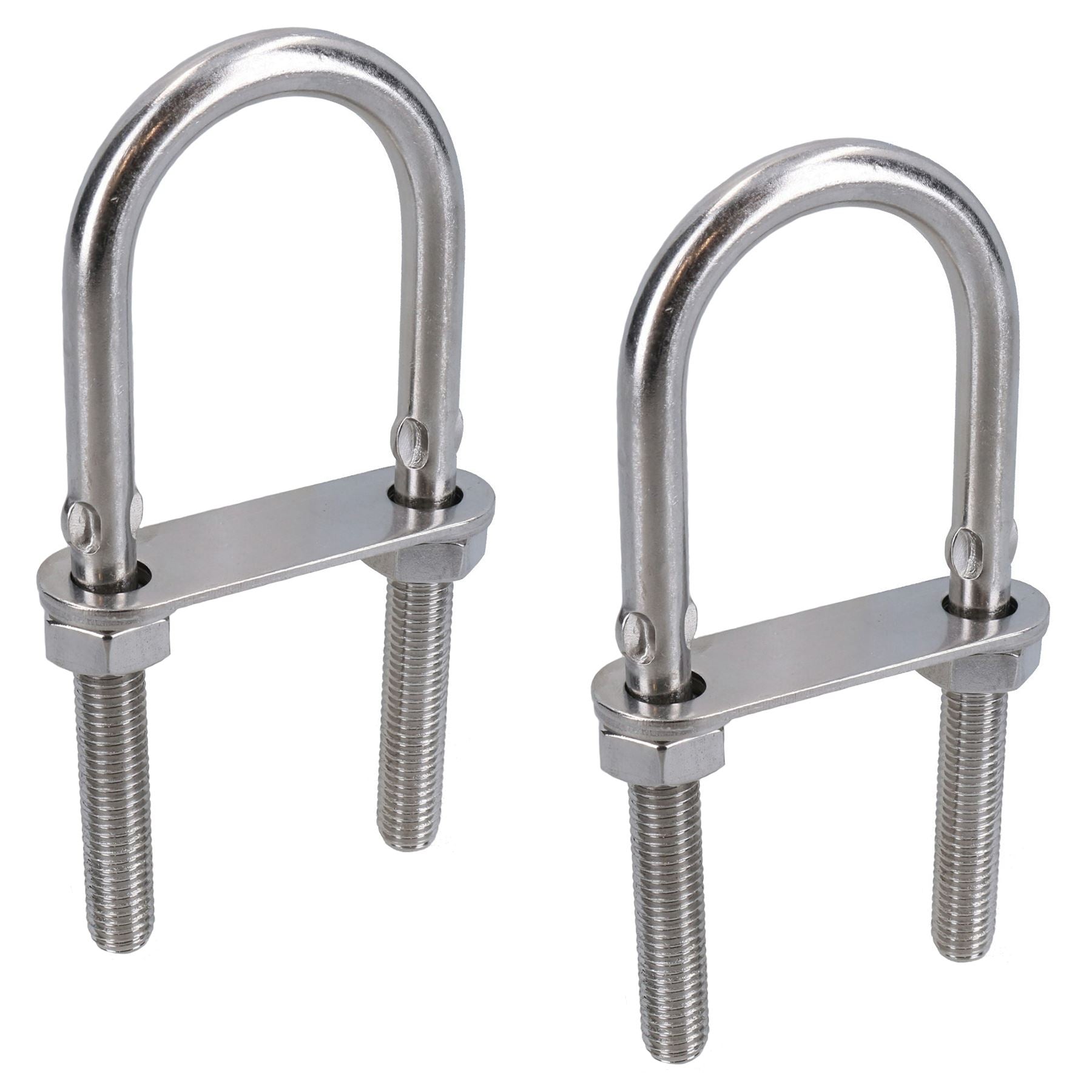 M10 40mm x 122mm U-Bolts / N-Bolts Stainless Steel Marine Grade Boat Trailer