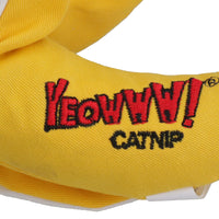 1PK Yeow Interactive Cat Kitten Peeled Banana With Catnip Cat Play Toy Cat Gift