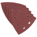 Hook Loop Delta Sanding Abrasive Discs Pads 93mm Triangle 80 Grit Medium 50pc