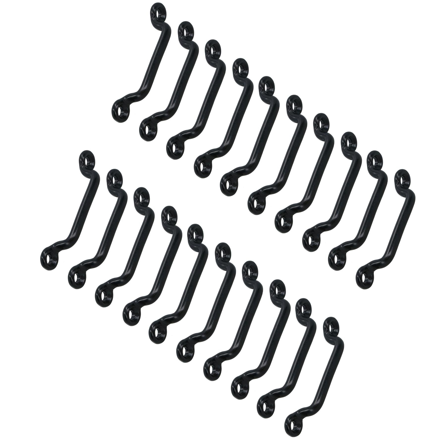 32mm Webbing Strap Bridge Securing Steel Staple Bracket Buckle