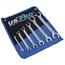 13pc Metric + Imperial Flare Nut Brake Gas Fuel Pipe Spanner Wrench Sets