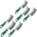Stainless Steel Curved Wire Brush Rust Removal Cleaning Hand / Spid Brush