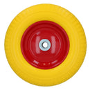 14.5in Puncture Proof Foam Filled Wheelbarrow Wheel 25mm Bore 200kg Capacity