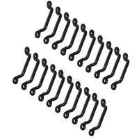 50mm Webbing Strap Bridge Securing Steel Staple Bracket Buckle