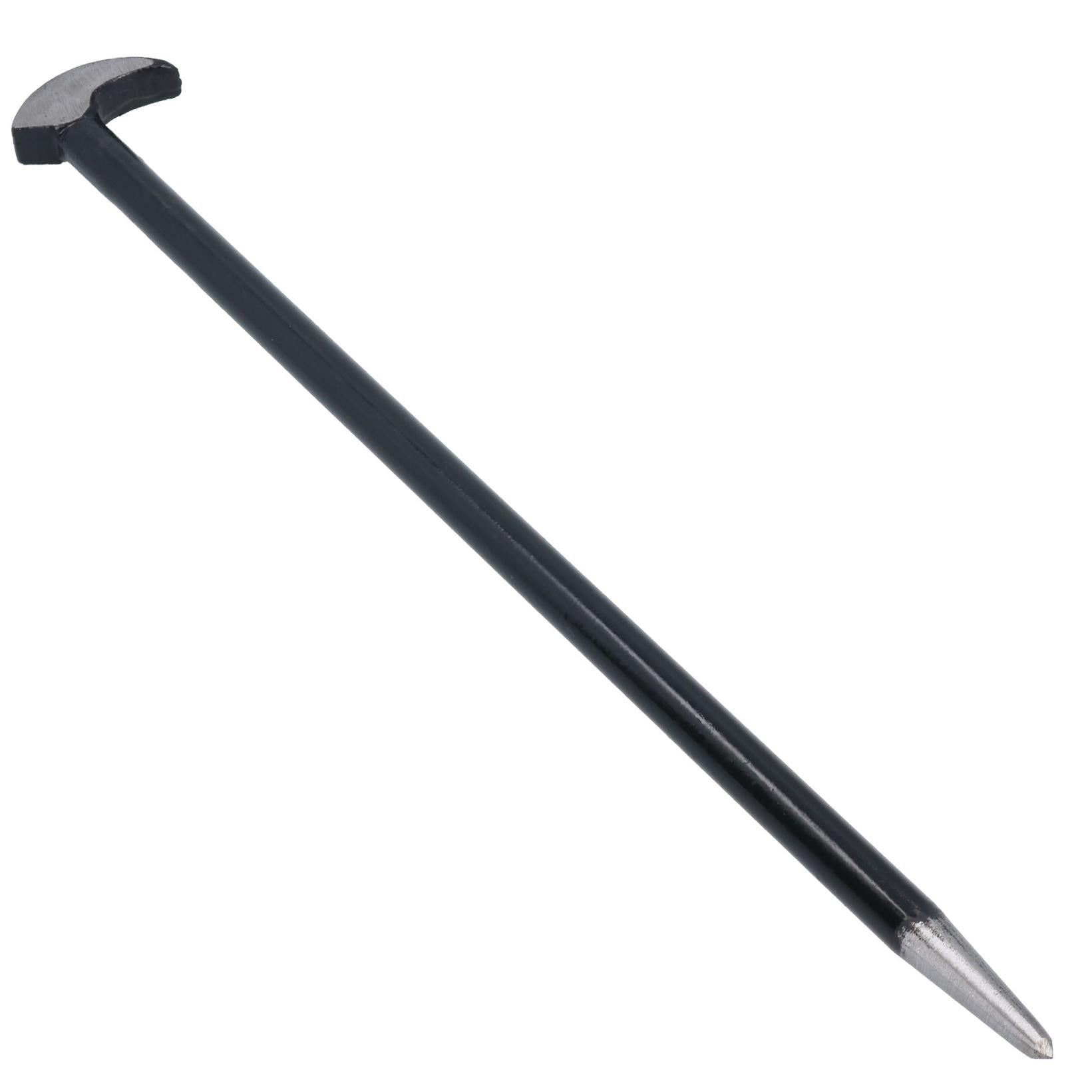 4pc Solid Steel Heel And Toe Pry Bar Crow Bar Wrecking Knuckle Set 6" - 40"