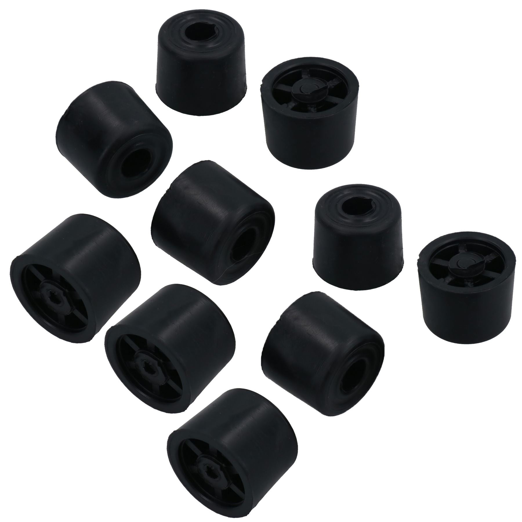 Black Rubber Door Stop Stops Stopper Wedges Buffer Skirting Protection