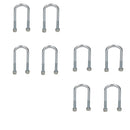 8 Single Parabolic Leaf Spring High Tensile U Bolt / Nuts For Ifor Williams Trailers