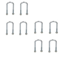 8 Single Parabolic Leaf Spring High Tensile U Bolt / Nuts For Ifor Williams Trailers