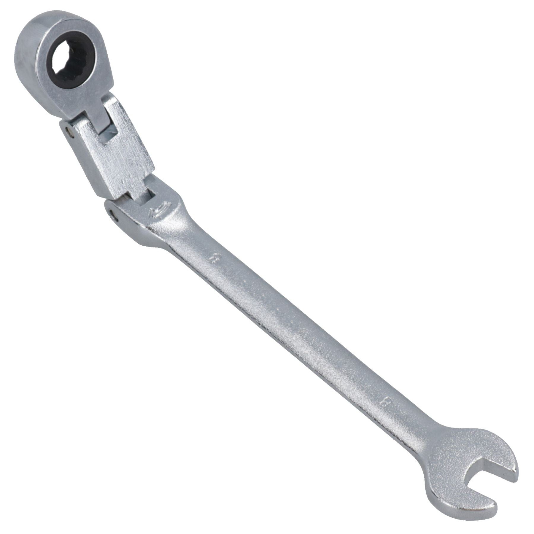 Metric Double Jointed Flexi Ratchet Combination Spanner Wrench 72 Teeth