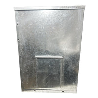 Coal Wood Feed Bunker Fuel Storage Container Galvanised Steel 150kg Capacity