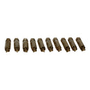 10pc Power PZ2 Screwdriver 50mm Titanium Coated S2 Bit Set Pozi 1/4" Shank