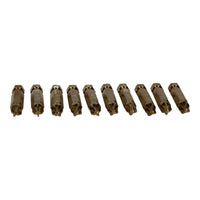10pc Power PZ2 Screwdriver 50mm Titanium Coated S2 Bit Set Pozi 1/4" Shank