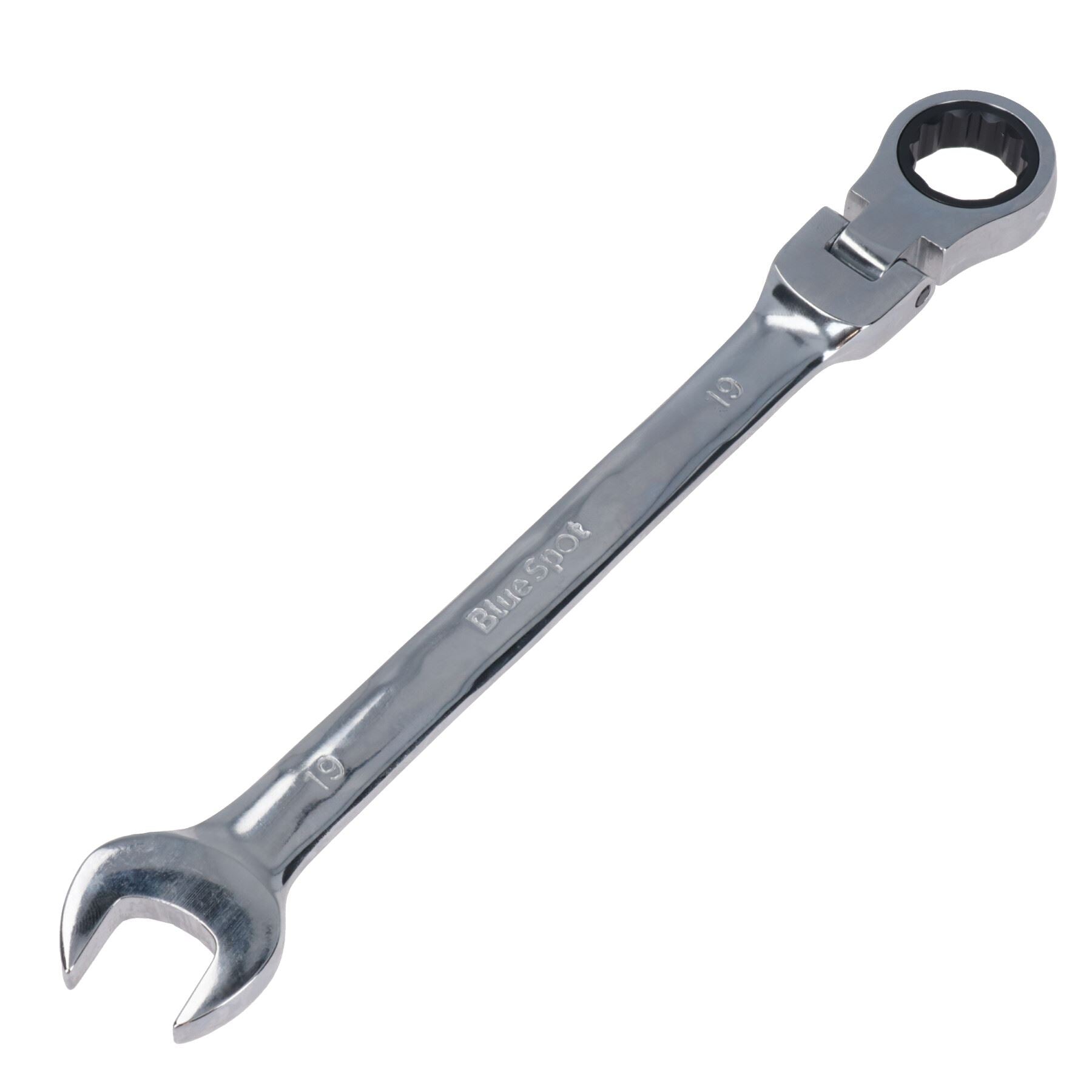MM Metric Flexible Combination Ratchet Spanner Wrench Bi-Hex 12 Sided 72 Teeth