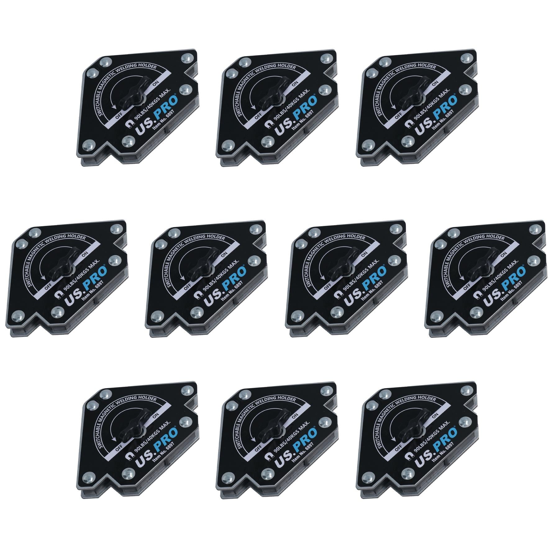 90lb Switchable On Off Magnetic Magnet Welding Holder Support 3 Angles