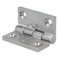 Polished Door Butt Hinge Stainless Steel 50mm x 50mm 316 Marine Cabin