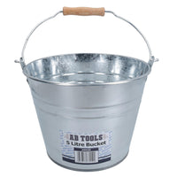 5L or 12L Galvanised Steel Metal Bucket Pail Water Coal Fire Greenhouse Garden
