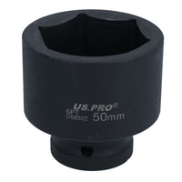 Metric Shallow Impact Impacted European Style Socket 3/4" Drive 6 Sided