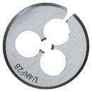 38mm UNF Imperial Die from 1/2" - 3/4" Tungsten Steel