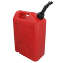 20L Plastic Fuel Jerry Can & Auto Spout Diesel Storage 20 Litre Made in Italy