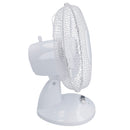 9” Oscillating Desk fan Portable Tilting Head Cooling 2 Speed Silent UK Plug