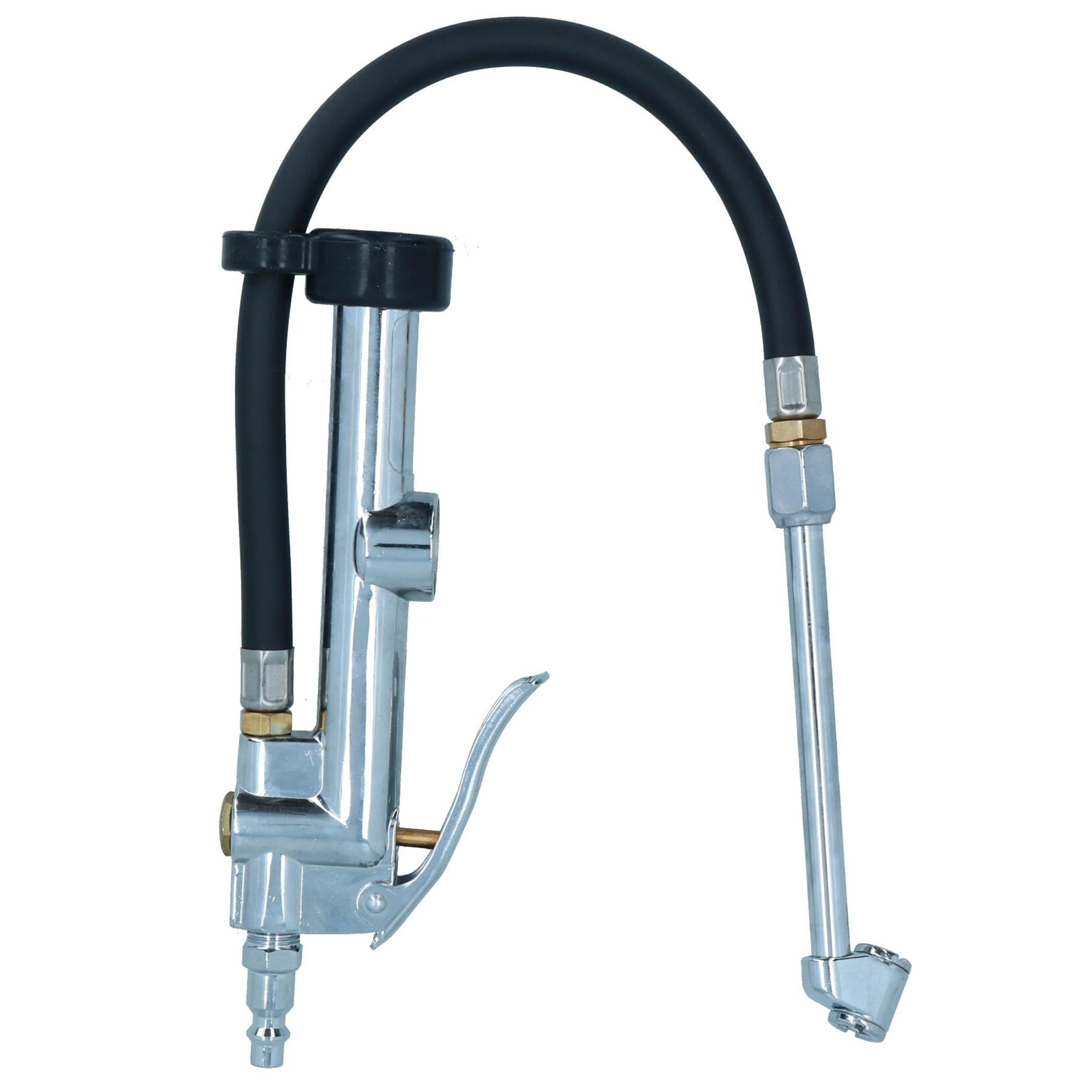 Air Line Tyre Wheel Inflator with Dual Head Push Pull Connector 0 – 25 ...