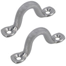 8mm Stainless Steel Wire Sheet Eye Tie Down Hook Strap 316 Marine Grade