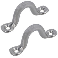 8mm Stainless Steel Wire Sheet Eye Tie Down Hook Strap 316 Marine Grade