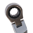 MM Metric Flexible Combination Ratchet Spanner Wrench Bi-Hex 12 Sided 72 Teeth