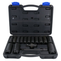 1/2" Drive Deep Metric Impact Sockets Extension Bar + Universal Joint 10 – 27mm