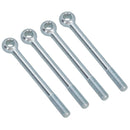 M12 140mm Eye Bolt Single Bolt Zinc Plated Threaded Rings DIN444 Catenary Wire