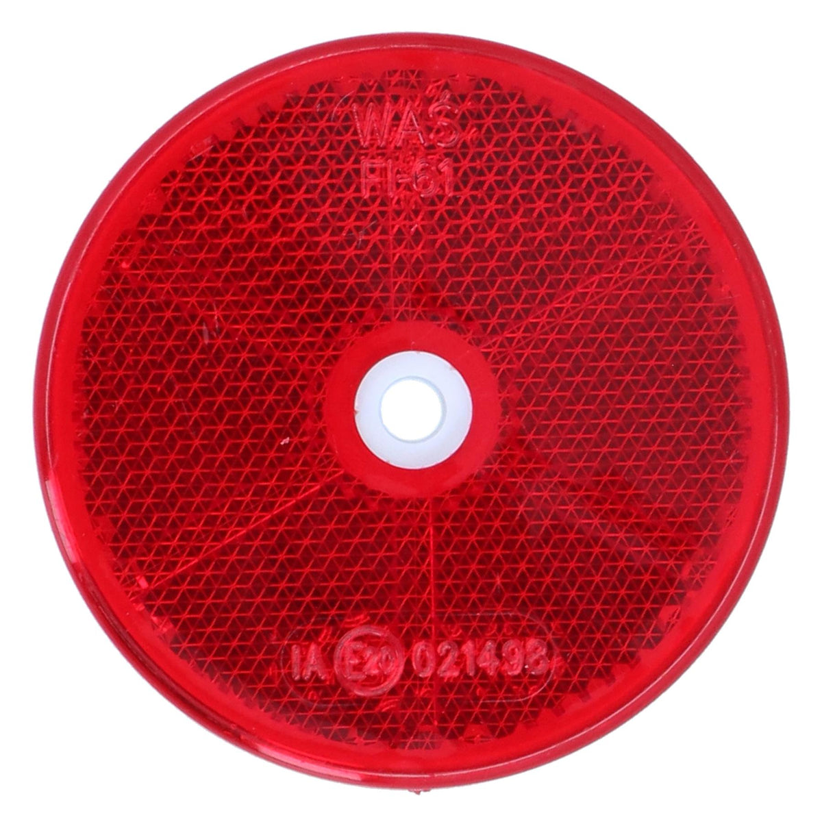 Red Round Circular Reflectors for Driveway Gate Fence Posts Trailer Rears