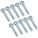 M8 50mm Eye Bolt Single Bolt Zinc Plated Threaded Rings DIN444 Catenary Wire