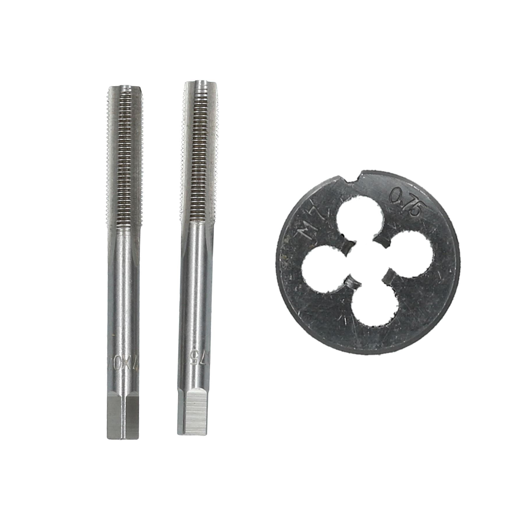 Metric Tap and Die Tungsten Steel Taper and Plug Set M2 - M18