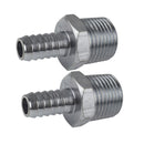 1/2" BSP Threaded Hose Tail Fitting for 1/4" 5/16" 3/8" 1/2"  3/4"  Pipe Hose