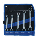 Metric Flare Nut Brake Gas Fuel Pipe Spanner Wrench 9mm – 21mm 5pc Set