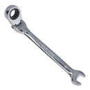 MM Metric Flexible Combination Ratchet Spanner Wrench Bi-Hex 12 Sided 72 Teeth
