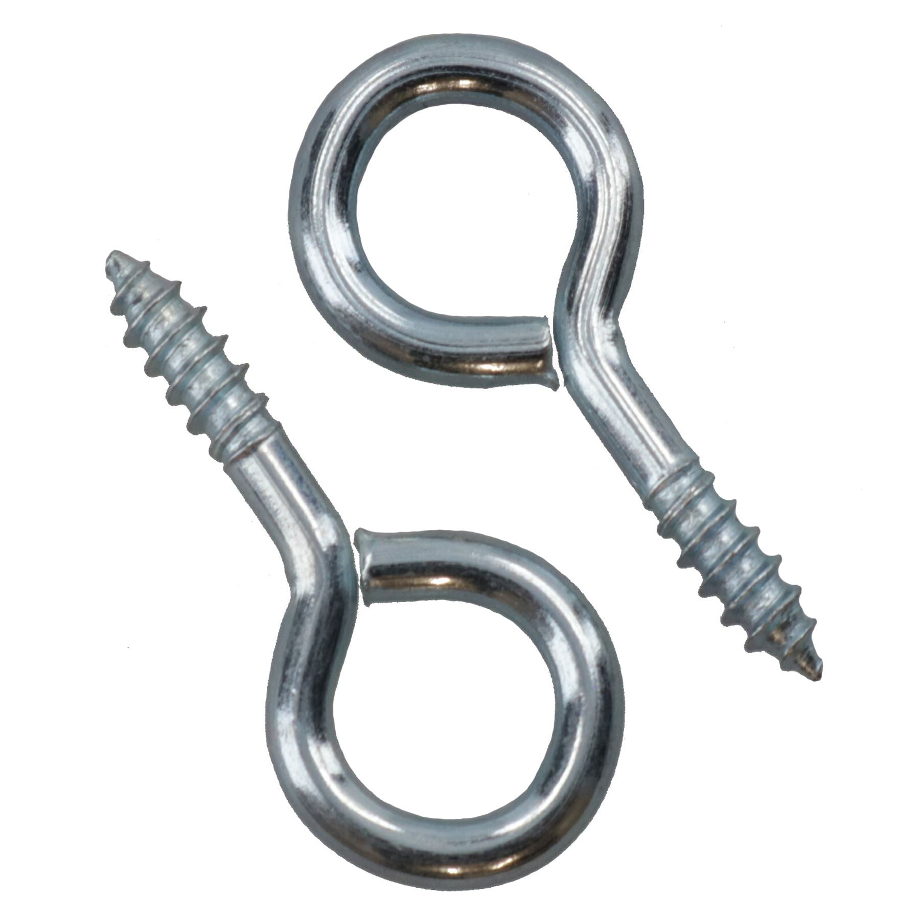 Screw Eye Hooks Fasteners Picture Curtain Hanger 10mm Hook 35mm Length