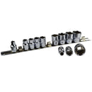 Imperial AF Socket Set SAE Inch Sockets Extensions Ratchets 1/4"dr 3/8"dr 1/2"dr Tool Bag