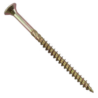 Countersunk Wood Screws 4.0 x 60mm Serrated Edge Prevent Splitting PZ2