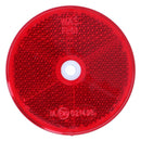 Red Round Circular Reflectors for Driveway Gate Fence Posts Trailer Rears