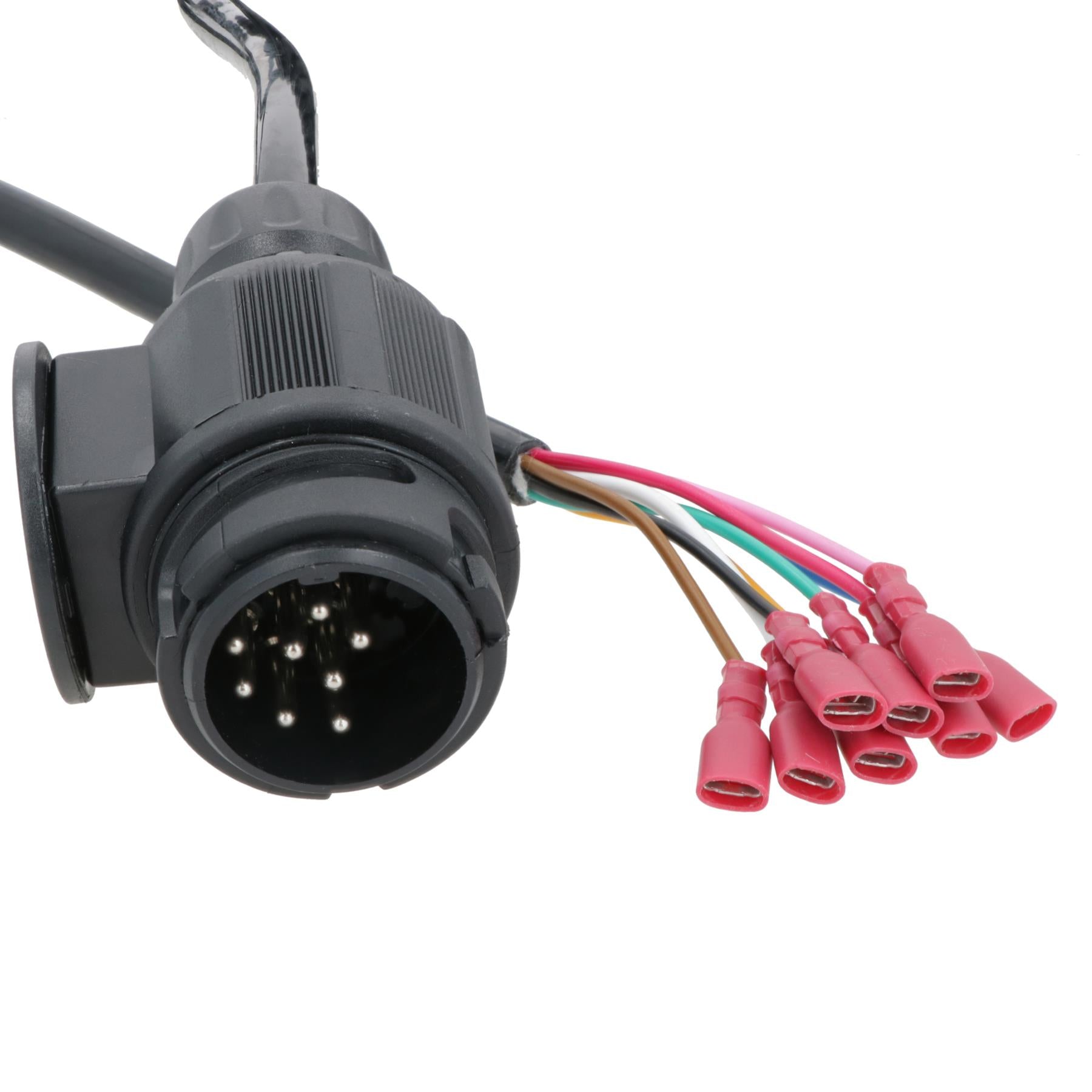 13 Pin Style Plug With Trailer Curly Extension Lead Cable 4 Metres For Ifor Williams