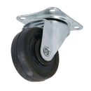 40mm Castor Wheel 4pc Trolley 2 x Fixed & 2 x Swivel Office Rollers TE372