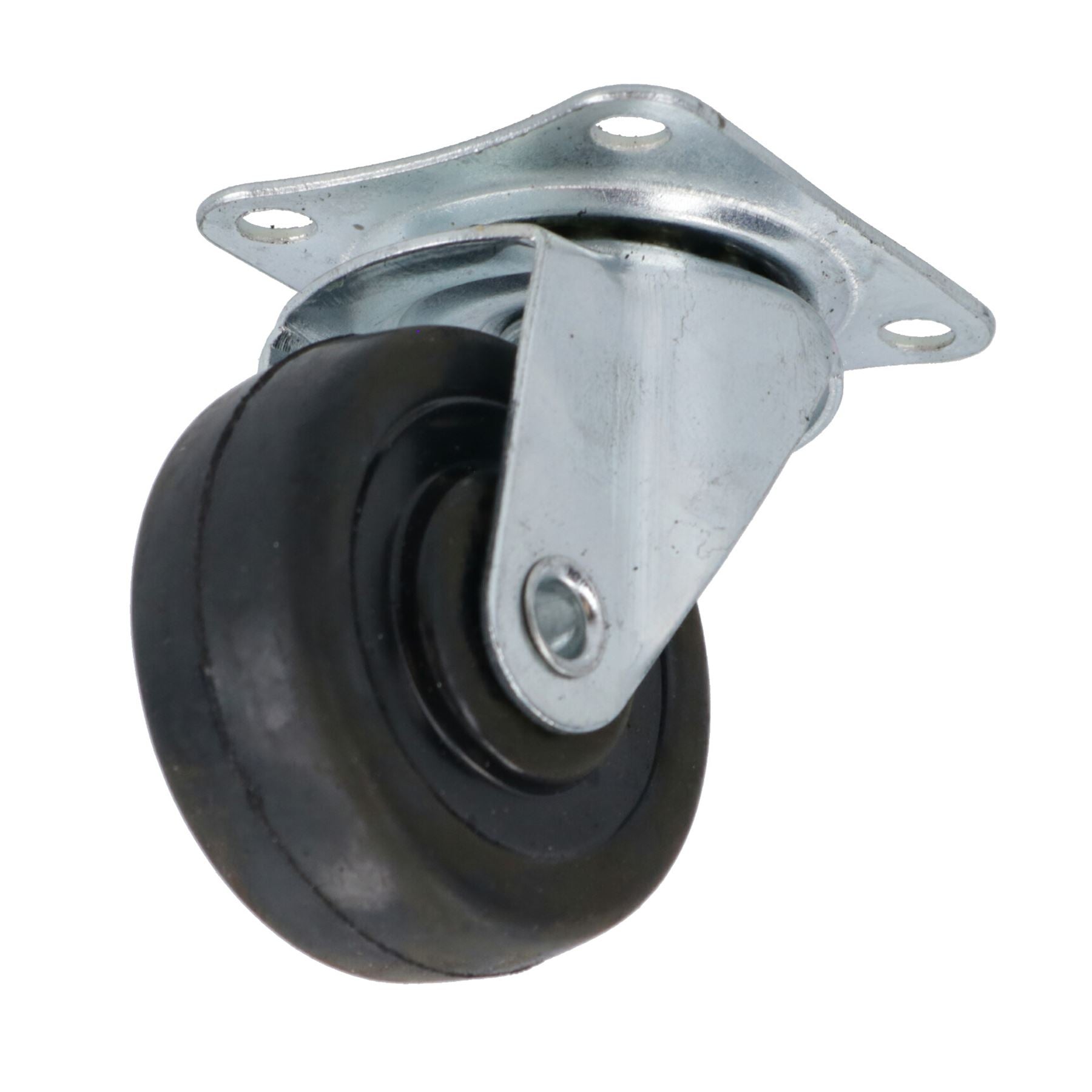 40mm Castor Wheel 4pc Trolley 2 x Fixed & 2 x Swivel Office Rollers TE372