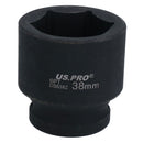 Metric Shallow Impact Impacted European Style Socket 3/4" Drive 6 Sided