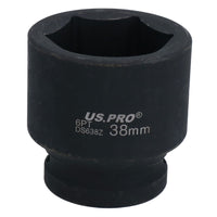 Metric Shallow Impact Impacted European Style Socket 3/4" Drive 6 Sided