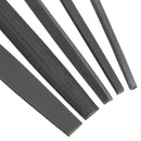 5pc File Flat Round Curved Square Triangle Soft Grips Engineer Metalwork TE105